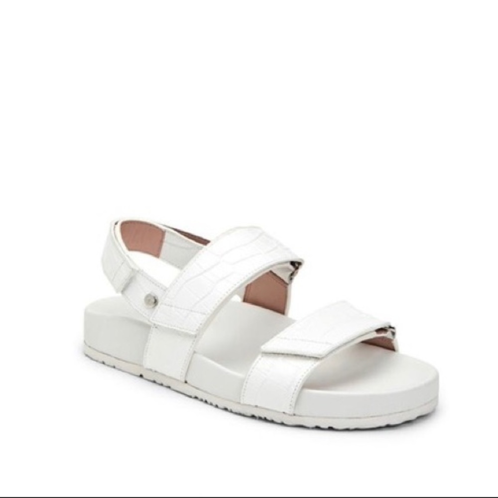 Taryn Rose White Fausta Sandal - Size 6